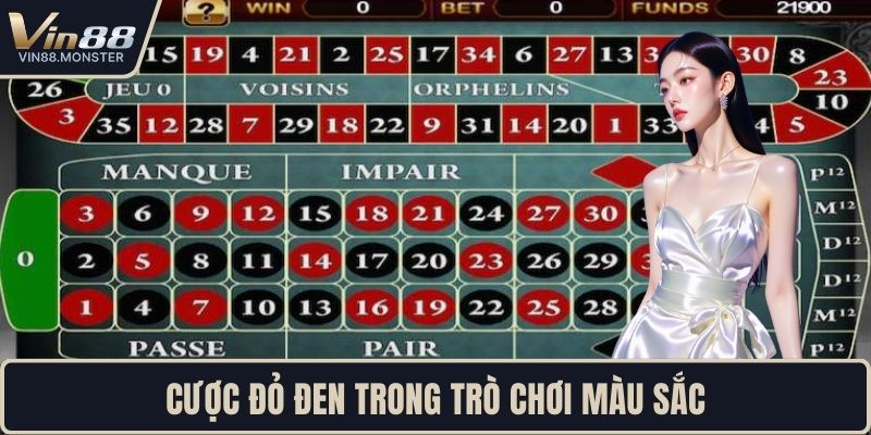 Cược đỏ đen trong trò chơi màu sắc