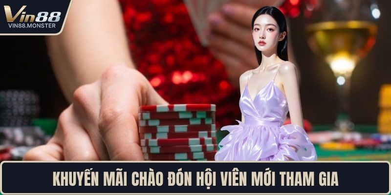 Khuyến mãi chào đón hội viên mới tham gia